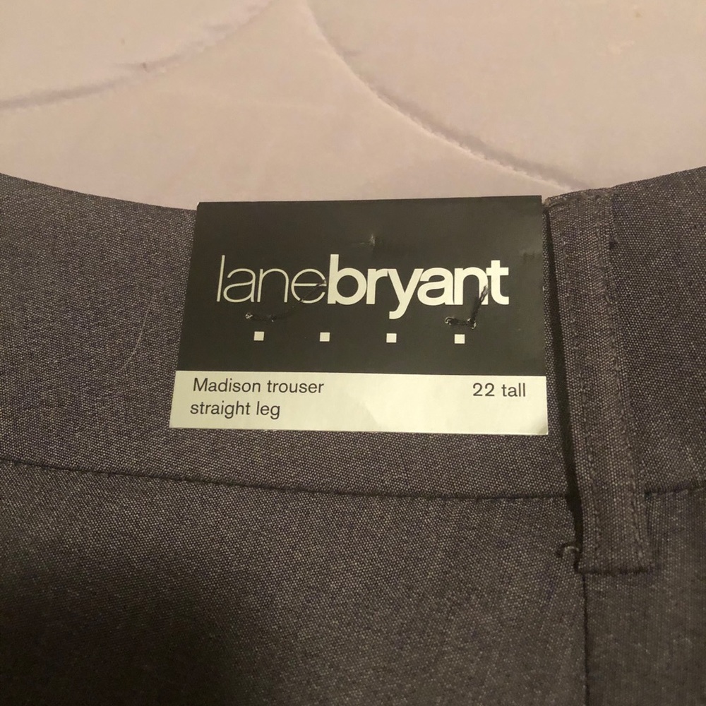 Lane Bryant TALL Madison straight leg Trouser NWT